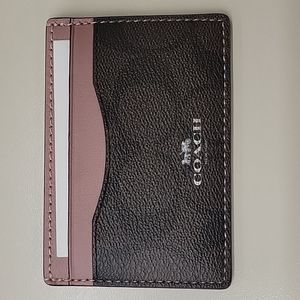 Coach coin and credit card holder